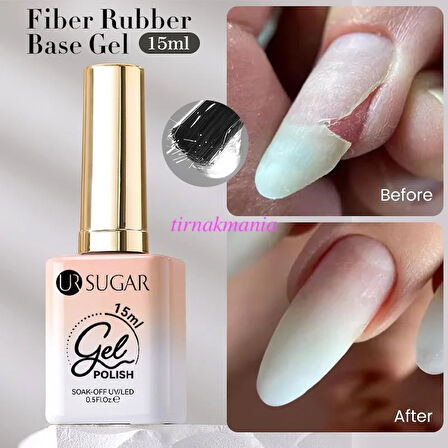 URSUGAR 15ml Fiber Rubber Base Gel 59617