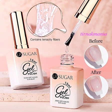URSUGAR 15ml Fiber Rubber Base Gel 59617