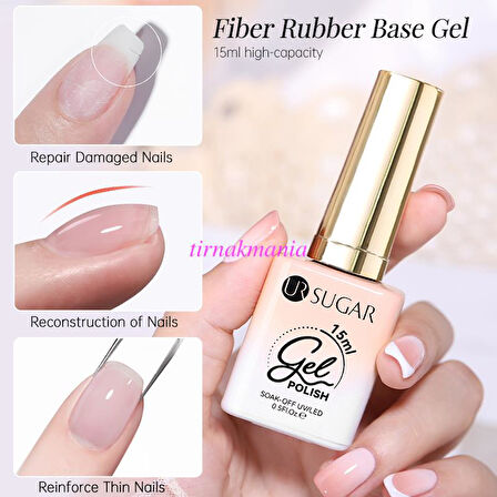 URSUGAR 15ml Fiber Rubber Base Gel 59617