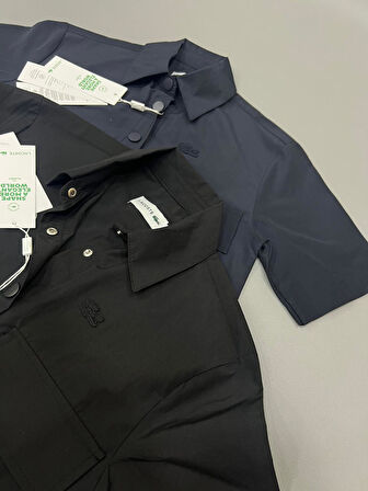 LCST Cep Detaylı Lacivert Gömlek