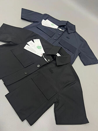 LCST Cep Detaylı Lacivert Gömlek