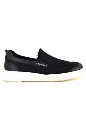 King Paolo F1182 Loafer Krakers - Siyah - Erkek Ayakkabı
