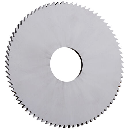 GLG 100x1.2x22mm 128A diş HSS Freze Daire Testere Bıçağı (Her Türlü Metal, Pleksi, Plastik Kesimi)