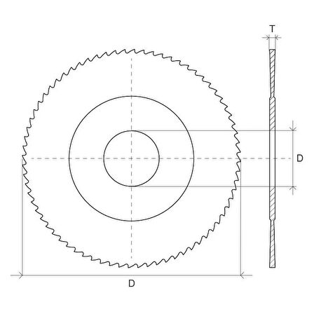 GLG 68x1.6x16mm 64BW diş Extreme HSS/Cobalt - Orbital Boru Kesme Testere Bıçağı (GF Makine Tezgahı)