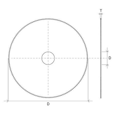 GLG 63x0.4x10mm 200A diş HSS Kuyumcu Daire Testeresi  (Çapaksız ve Firesiz Mücevher Kesimi)