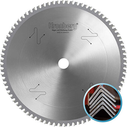 KRONBERG 180x2.2x20mm 34S-ATB diş Demir Profiller İçin - TCT Elmas Daire Testere (Kuru Kesim)