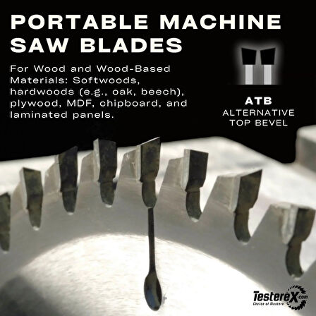 KRONBERG 160x2.6x20mm 24ATB diş Ahşap Kesici (TCT Elmas) - Dairesel Portatif Makine Testeresi