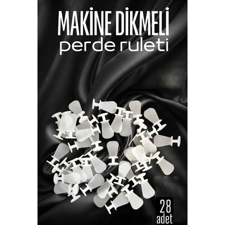 Makine Dikmeli Perde Düğmesi Perde Ruleti Perde Düğmesi 28 Adet