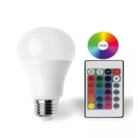 9w E27 Rgb Ve Beyaz Işık Kumandalı Ampul