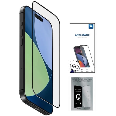 İphone 13 Mini 6d Anti Static Temperli Cam Ekran Koruyucu Kırılmaz Full Kaplama