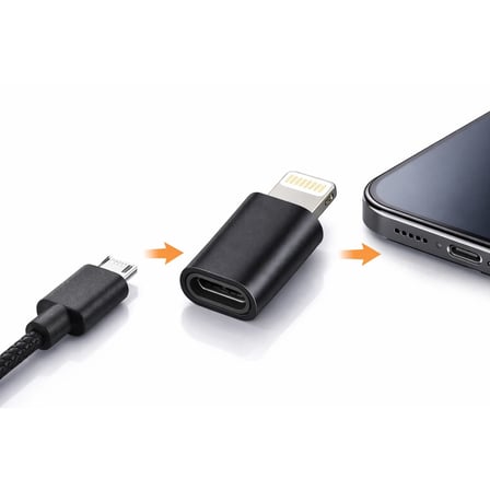 İnfinix Hot 11s Uyumlu Android Micro Usb Şarj Kablosunu İphone Lightning E Çevirici