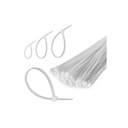100 Adet Plastik Cırt Kelepçe Kablo Bağı Kablo Düzenleyici-4.8 X 380 Mm