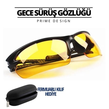 Prime Gece Sürüş Ve Sis Gözlüğü Özel Kutulu