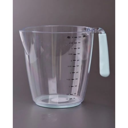 Ölçü Ve Hamur Kabı 1000 Ml - Silikon Sap