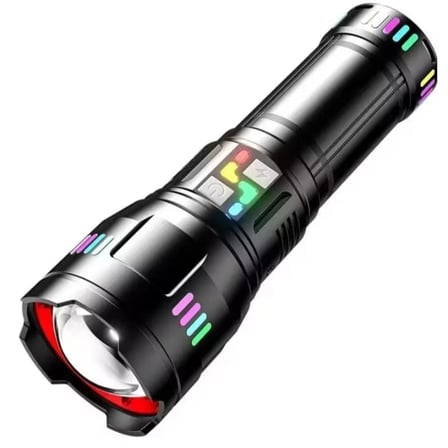 F.b.ı Pro F-3002 Alüminyum Tg Led Gece Şeritli Type-c Şarjlı El Feneri