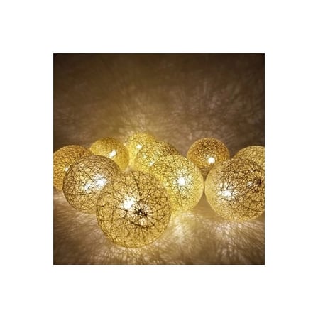 2 Metre 10’lu Top Led Işık - Pilli Gün Işığı Dekoratif Aydınlatma