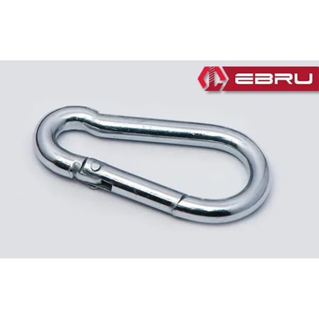 Ebru Yaylı Karabina, Çengel, Kanca 8mm - 2 Adet
