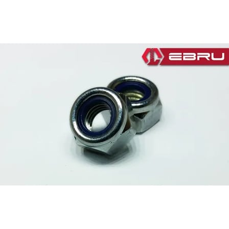 Ebru Altıköşe Fiberli Somun M10 - 10 Adet