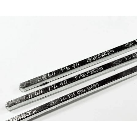 Soldex Çubuk Lehim 60-40, 1 Kg, Sn:60 / Pb:40