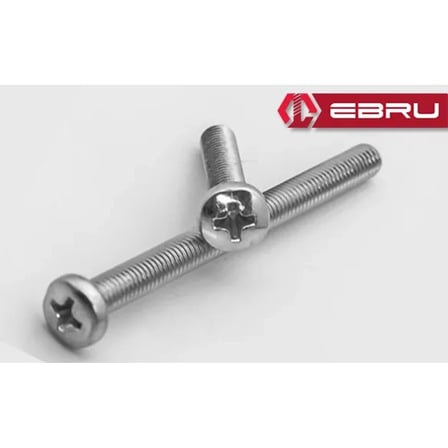 Ebru Yuvarlak Yıldız Başlı Ysb Civata M6x15 - 10 Adet