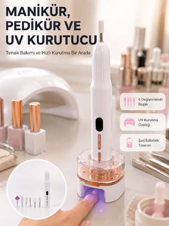 Jel Oje Kurutma ve Tırnak Bakımı Cihazı