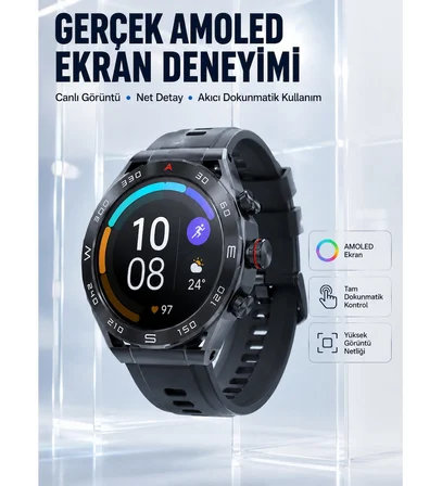 5G Android SIM Kartlı Akıllı Saat Dönebilen HD Kamera AMOLED Ekran GPS Wi-Fi