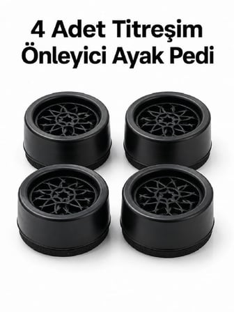 4'lü Set Çamaşır Makinesi Titreşim Önleyici Ped