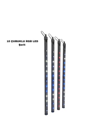 10 ÇUBUKLU DEKOR LED