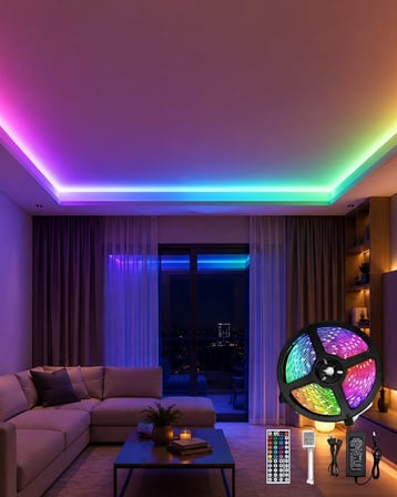 5 metre 3 şeri̇tli̇ led