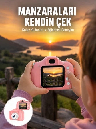 HD Mini Kamera Video ve Fotoğraf Çekimli Şarj Edilebilir Bataryalı Hafıza Kart Destekli Yeni Nesil