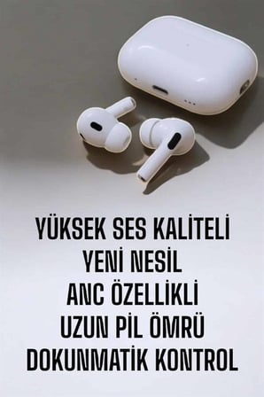 Kablosuz Bluetooth Kulaklık Gürültü Önleme, Su Geçirmez, Mikrofonlu