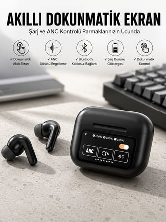 Bluetooth Kulaklık Powerbank Özelliği Yüksek Ses Kaliteli TWS Kulaklık