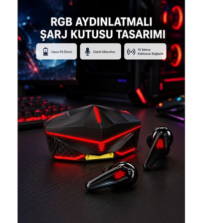 Düşük Gecikmeli Bluetooth Kulaklık