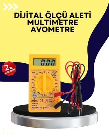 Çok Fonksiyonlu Dijital Multimetre Elektrik Test Cihazı