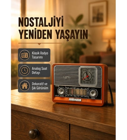 Vintage Radyo – Nostaljik Tasarım ve Modern Teknoloji Bir Arada