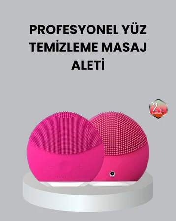 3 Fonksiyonlu Yüz Temizleme ve Masaj Cihazı – Su Geçirmez, Şarjlı, Ölü Deri Temizleyici ve Cilt Yenileyici