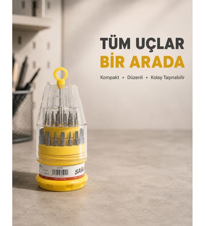 Çok Fonksiyonlu Tornavida Seti Telefon ve Bilgisayar Uyumlu