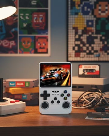Klasik Oyun Konsolu 64 Bit İşlemci ve Çift Kart Girişi Özellikli