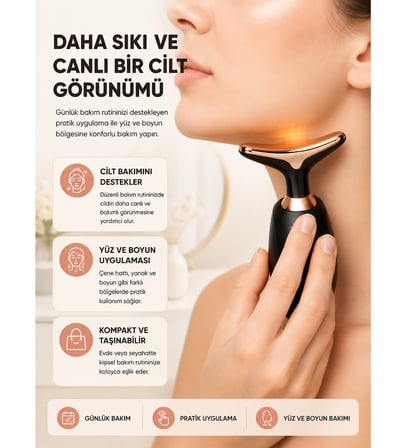 Yüz Masaj Aleti Pilli Cilt Bakım Cilt Sıkılaştırma Derinlemesine Temizler