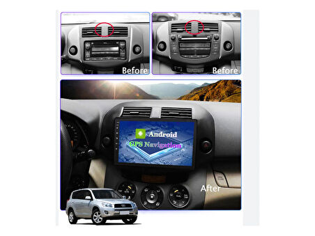 Toyota RAV4 Multimedya (2007-2012) 3 GB RAM 32 GB Hafıza 4 Çekirdek Newfron