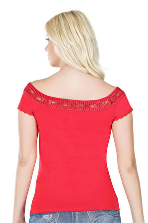 Azze  Dantelli Kadın Tişört 259