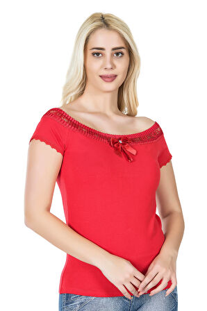 Azze  Dantelli Kadın Tişört 259