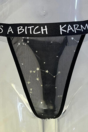 Azze Yazılı String Külot  81900