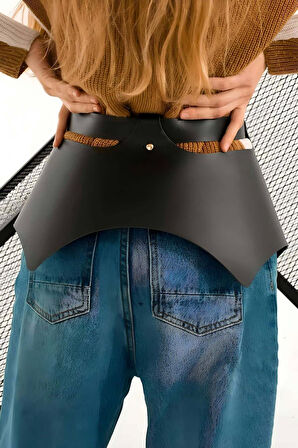 Günlük Kullanıma  Deri Etek Harness - Brf1119