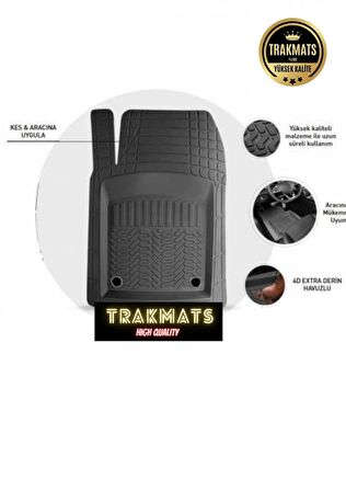DS 7 Crossback 2023 4D UNIVERSAL OTO PASPAS YUMUŞAK GRİ