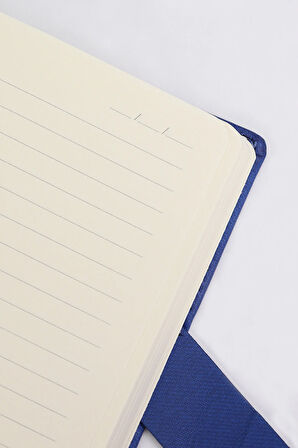 Çizgili Mavi Mıknatıslı Defter
