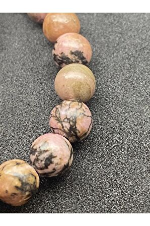 RODONİT DOĞAL TAŞ BİLEKLİK 8MM