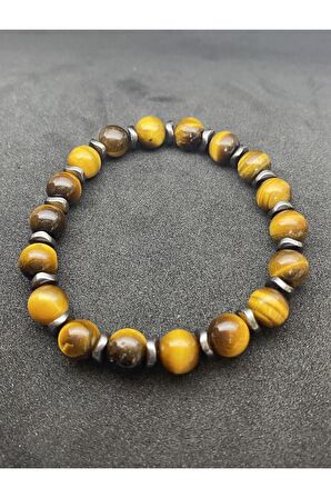 Kaplangözü Doğal Taş Bileklik Aa Kalite 8mm (MÜHÜRLÜ)