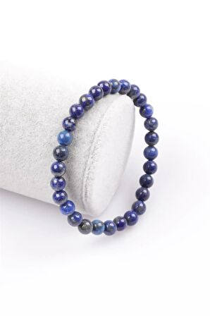 Lapis Lazuli Doğal Taş Bileklik 6 mm