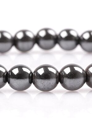 Hematit Doğal Taş Bileklik 6 mm